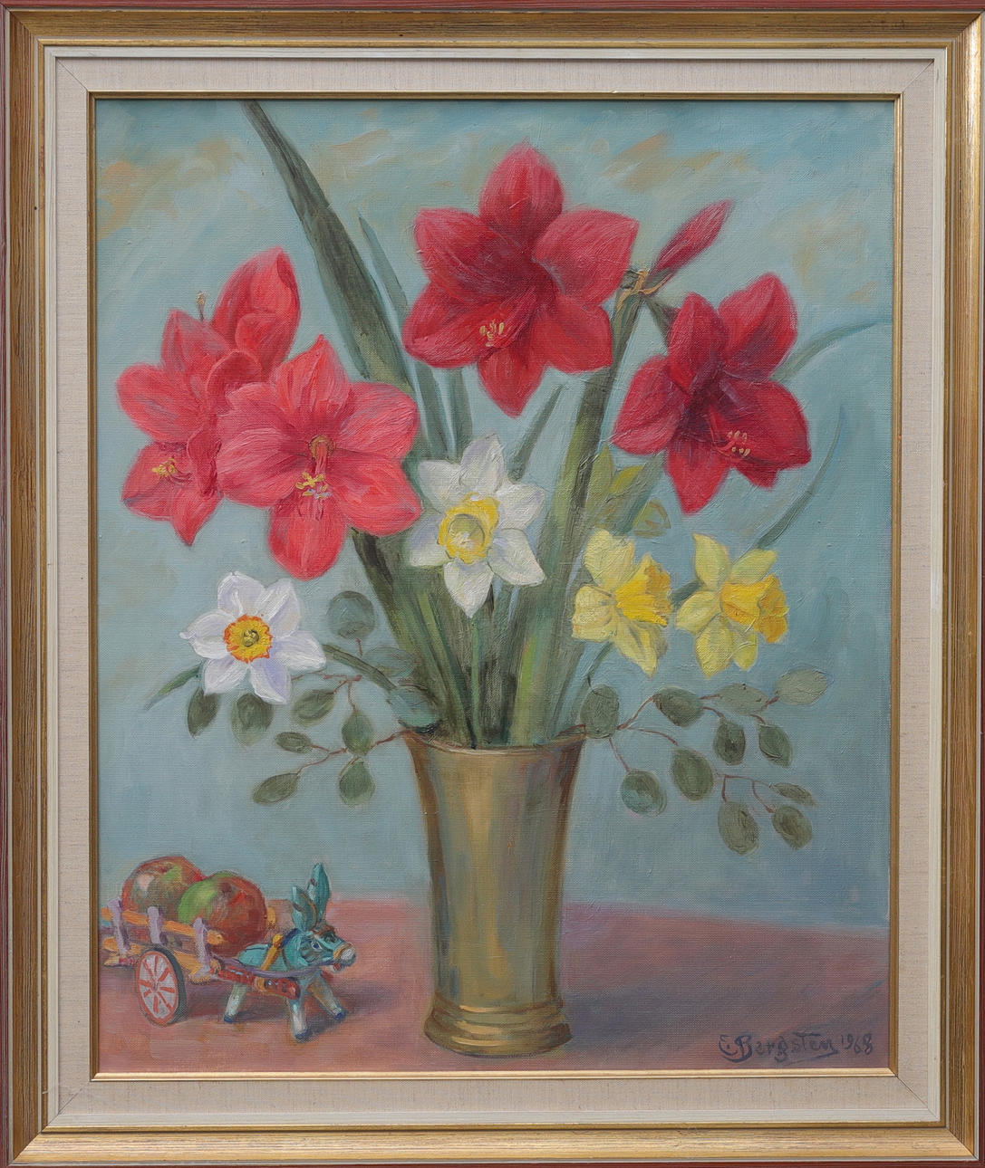 EINAR BERGSTEN. oil on canvas, signed.
