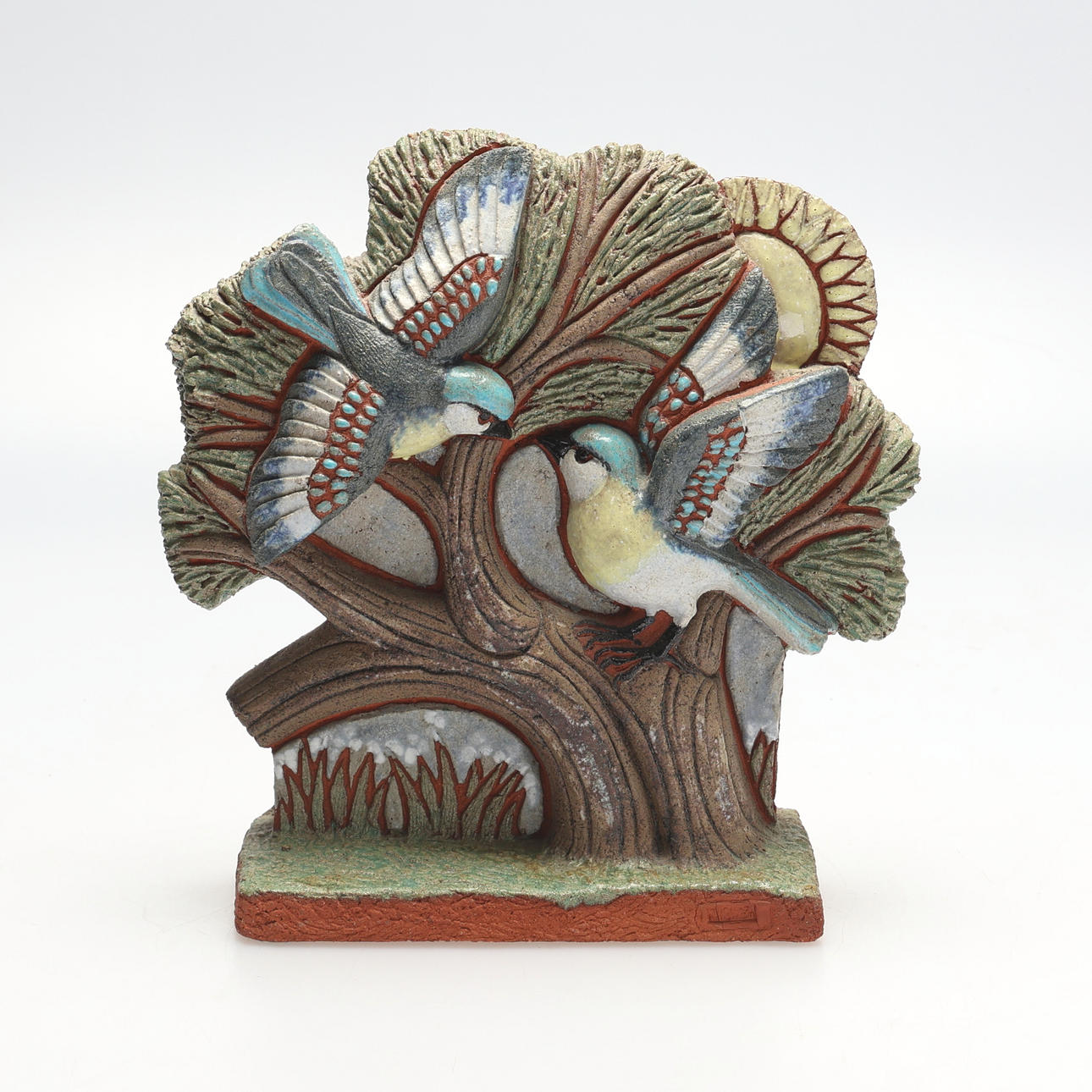 THOMAS HELLSTRÖM. Eine chammelierte Steingutskulptur, Nittsjö.