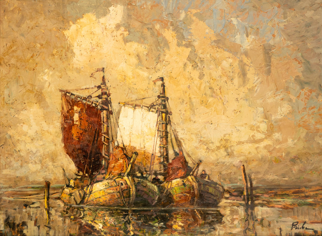 RUDOLF PRIEBE (1889-1964). kalastusveneet.