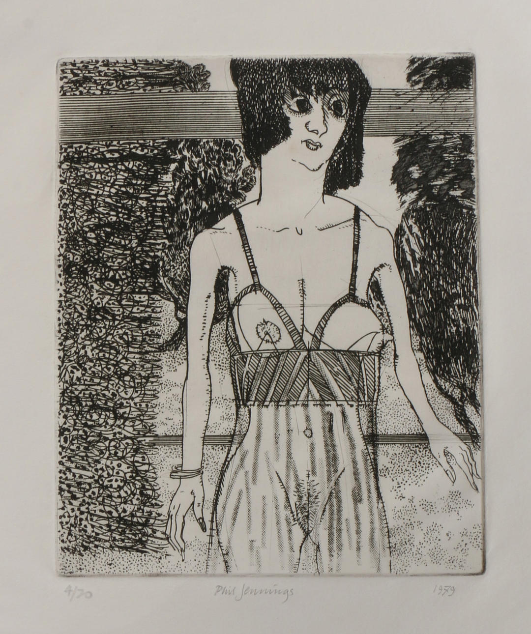 PHILIP OSWALD JENNINGS, ARE, ARCA (BRITISK, F.1921) KVINDELIG NØGEN.