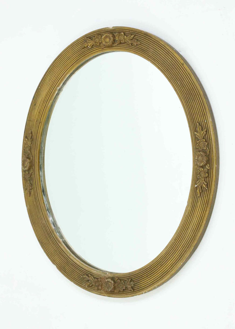 A Gustavian-style mirror, 19th century.