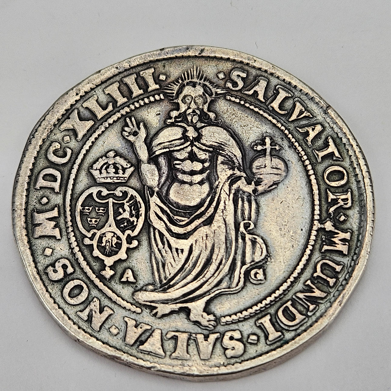 A coin, Christina, riksdaler, 1643. Weight approx. 28.1 grams. Coins,  Medals & Stamps - Coins & Banknotes - Auctionet