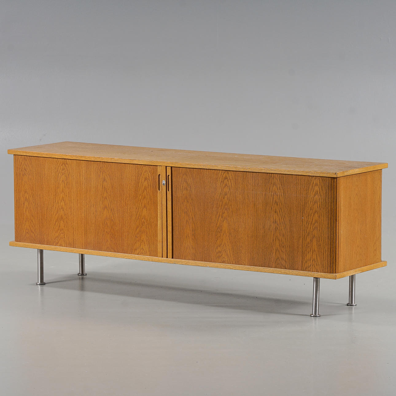 Sideboard with blinds, oak, 1960s.