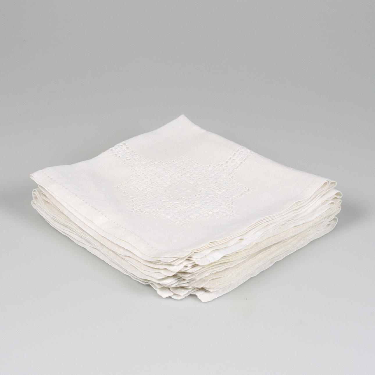 SERVIETTER, 9 stk., linned, 1900-tallet.