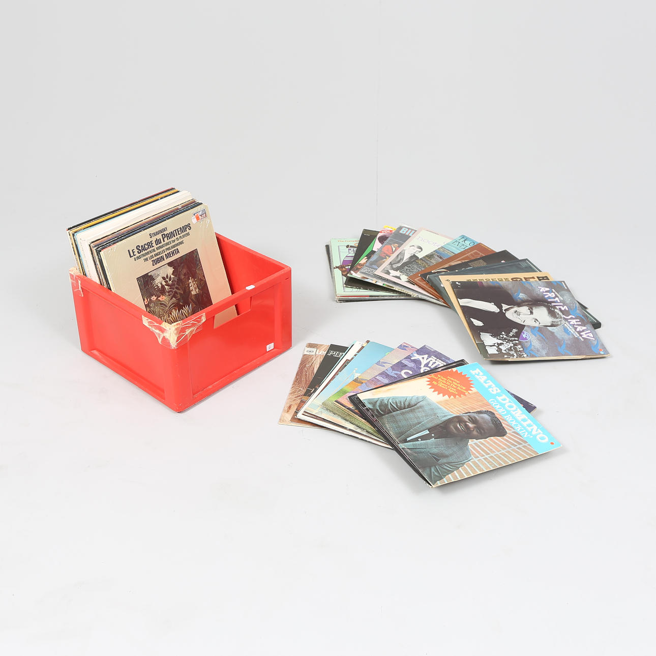 LOT LPs, b.la. pop, 1980s.