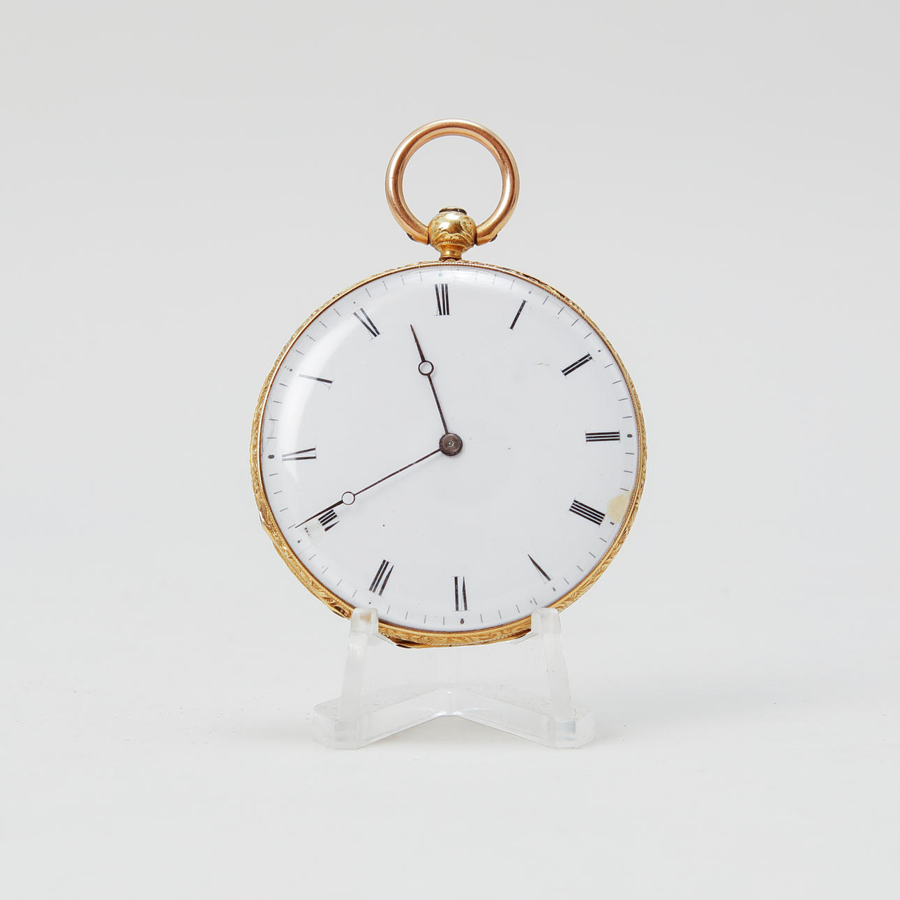 Taskukello, 18k kultaa, 1800-luku.