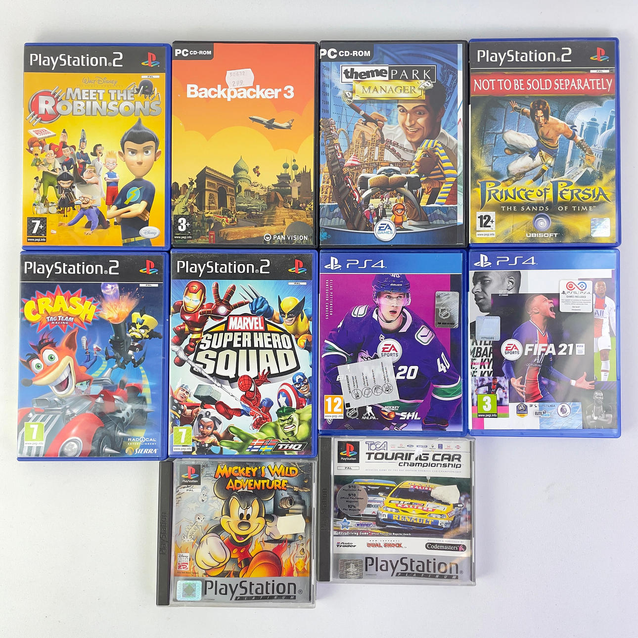 VIDEOGAMES/COMPUTER GAMES, 10pcs. Mixed consoles.