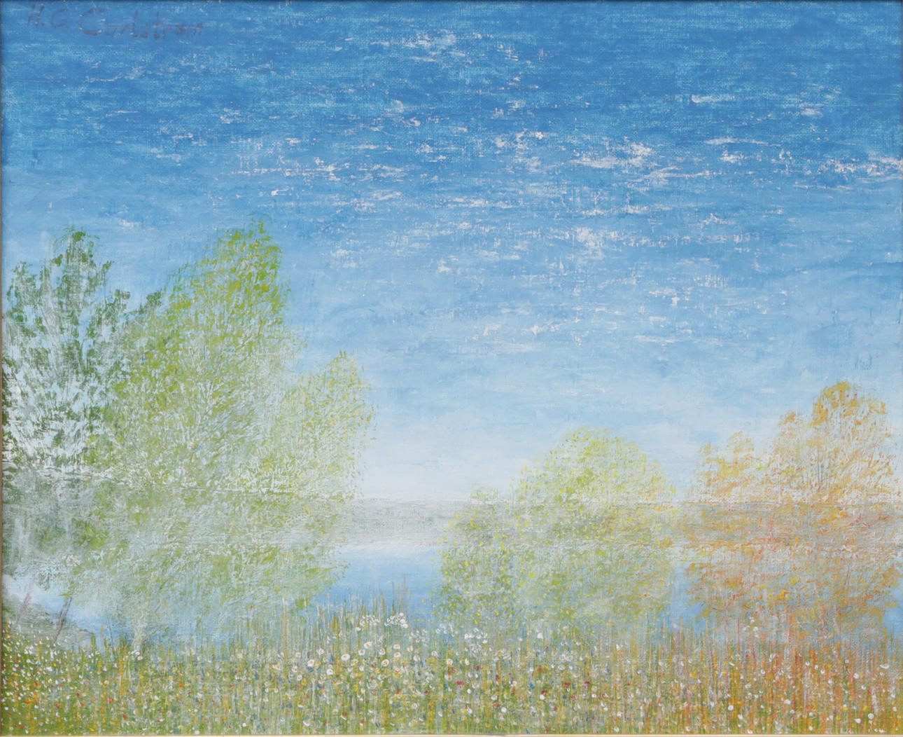 HÅKAN CARLSTRÖM. OIL, on panel, signed Carlström.