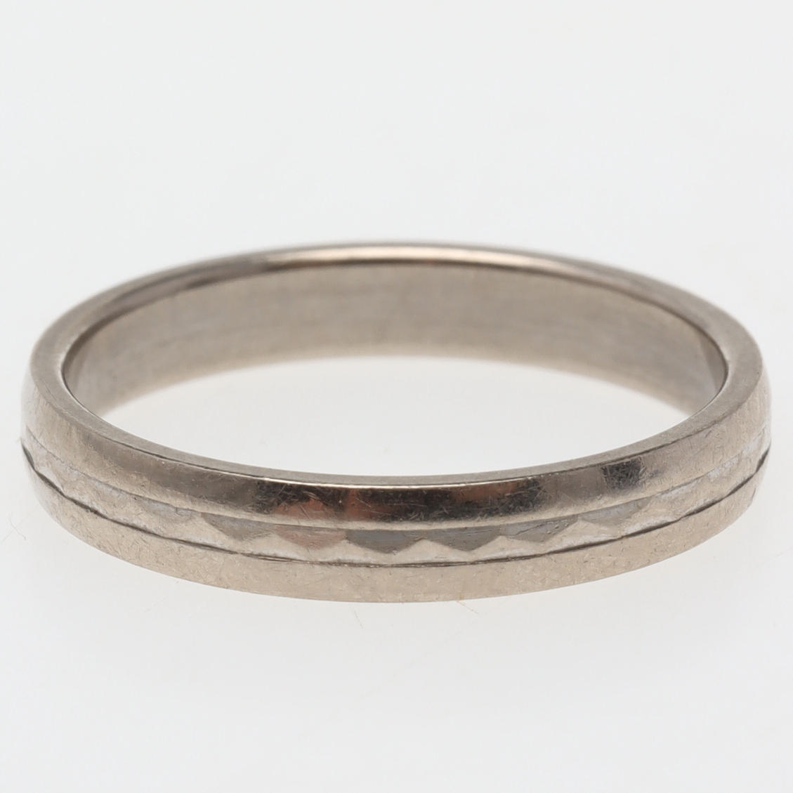 RING, 18K white gold, Rosins Ringer Ab, 1978.