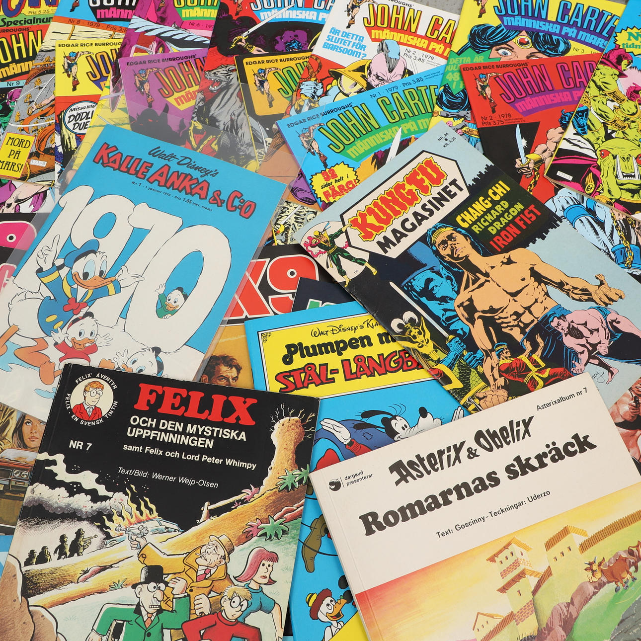 COMIC BOOKS & COMIC ALBUMS, lot, 1960s-80s.