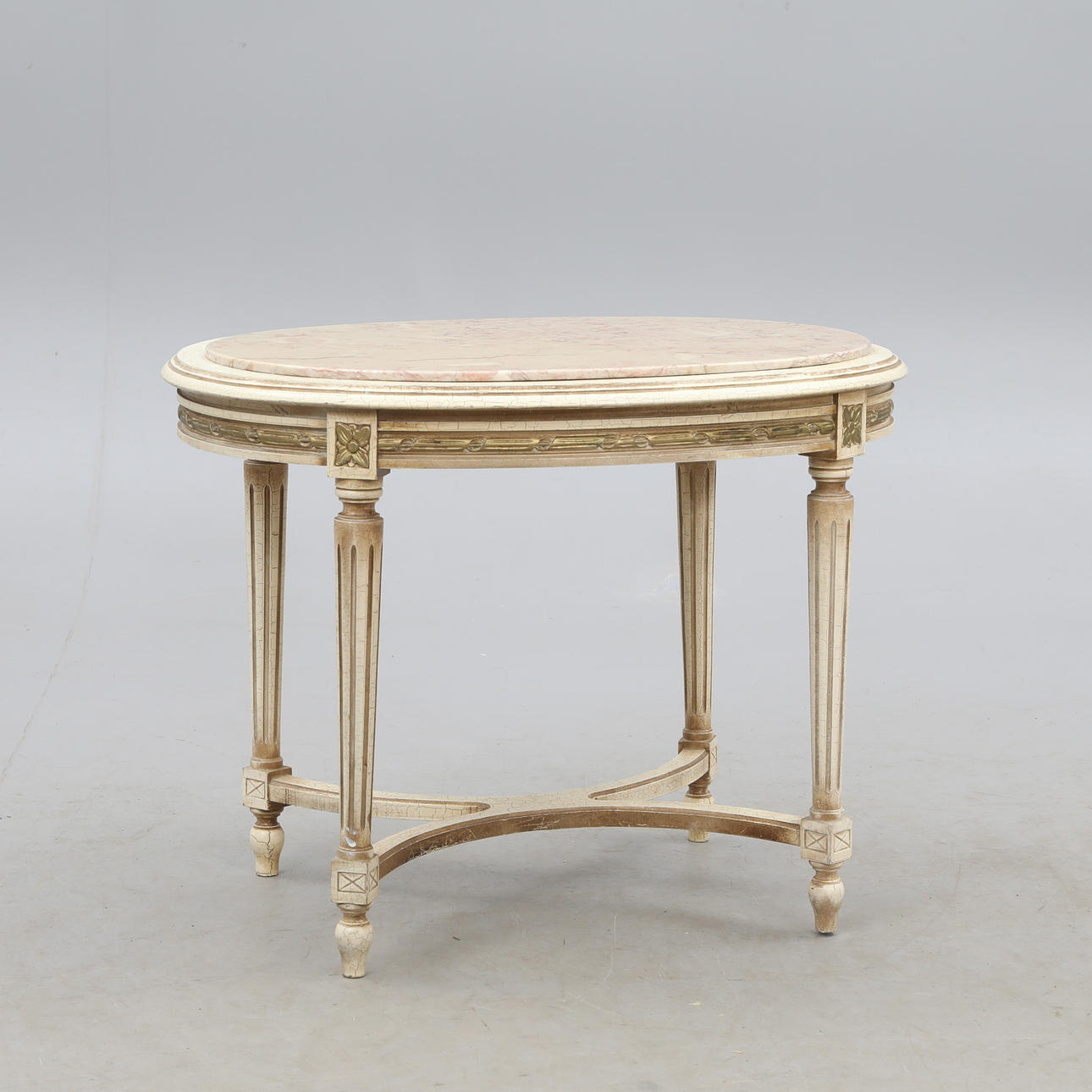 A Gustavian-style sofa/side table, second half of the 20th century.