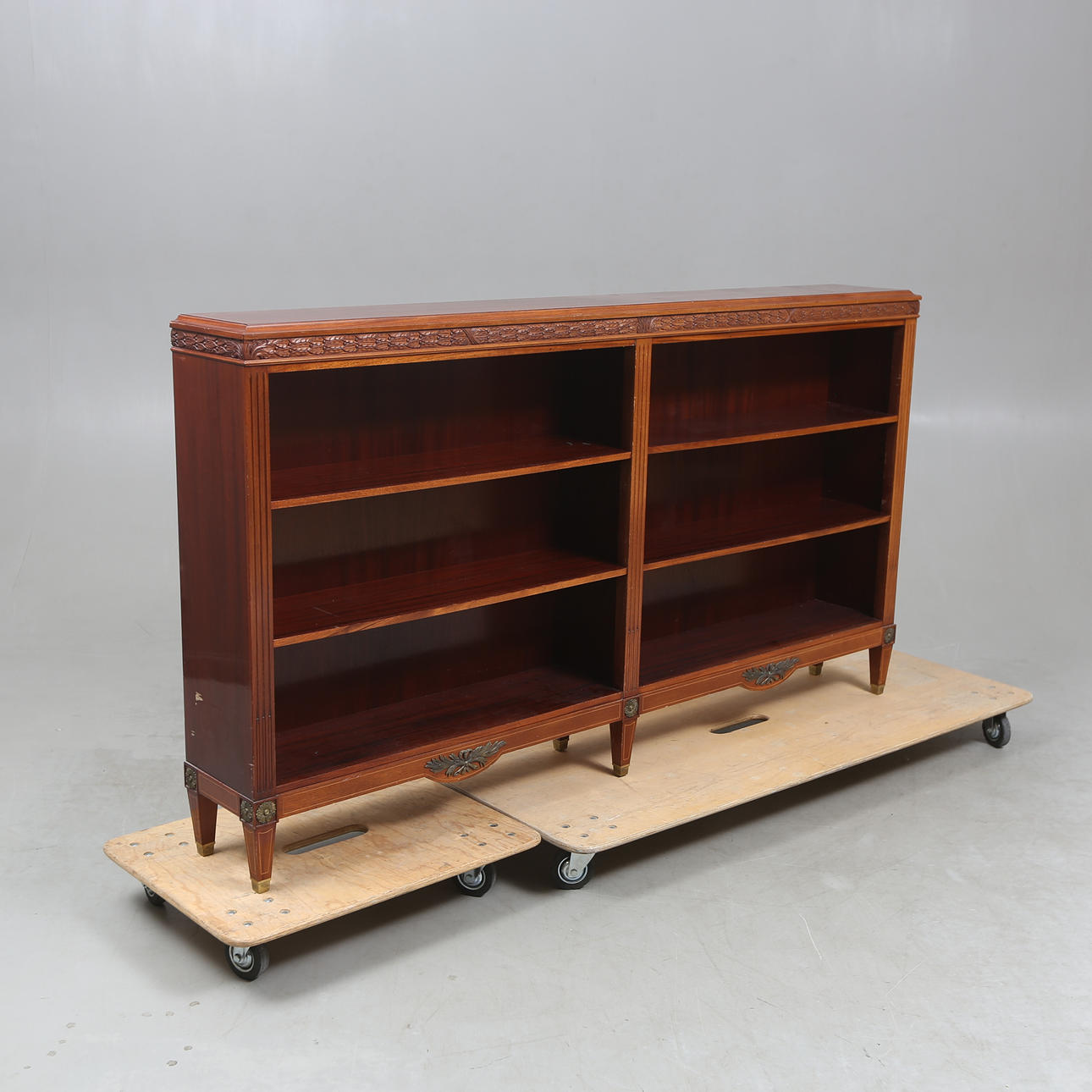 A Gustavian-style bookcase, 1900.