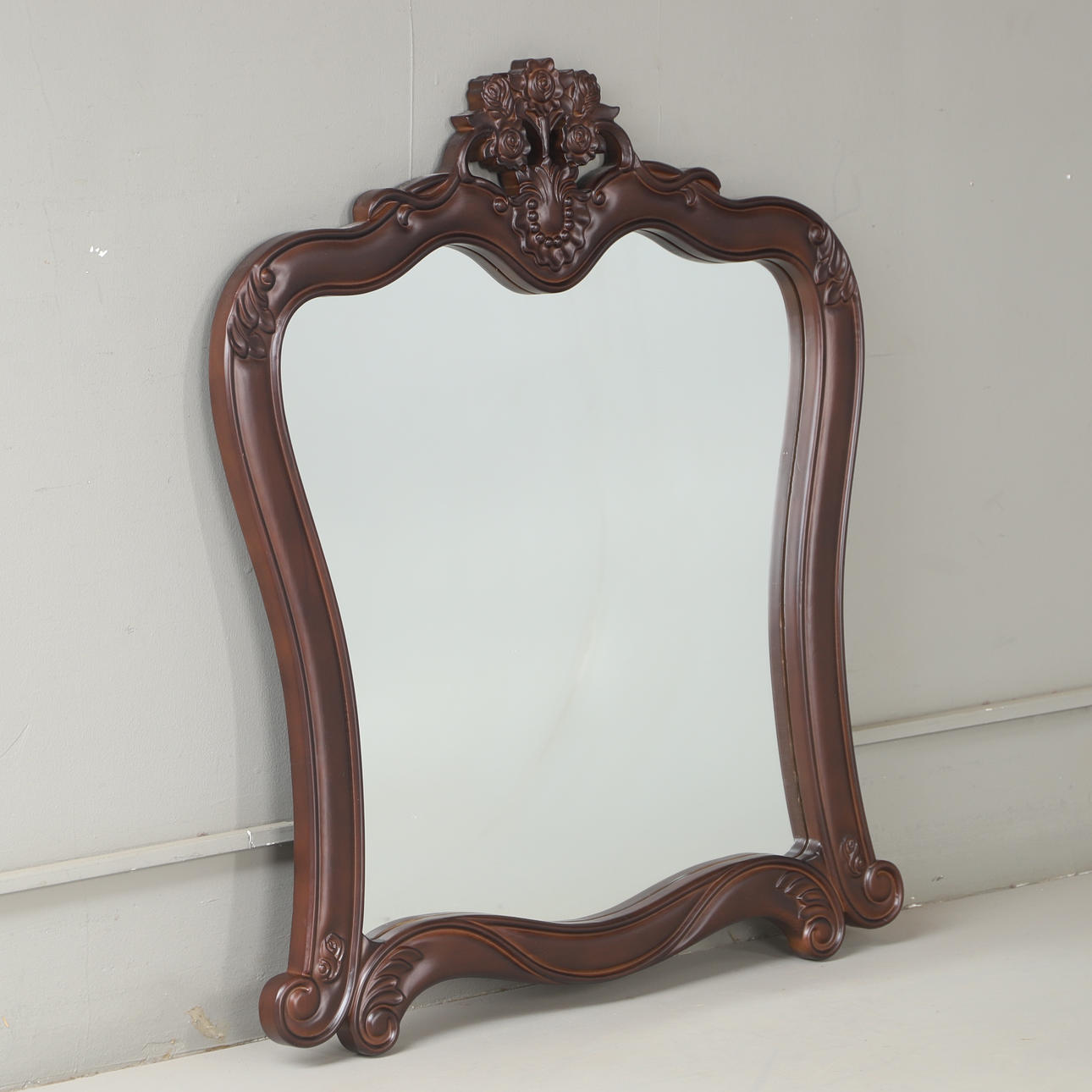 Badspiegel, „Ottawa“, Vesani, braun gestrichen.