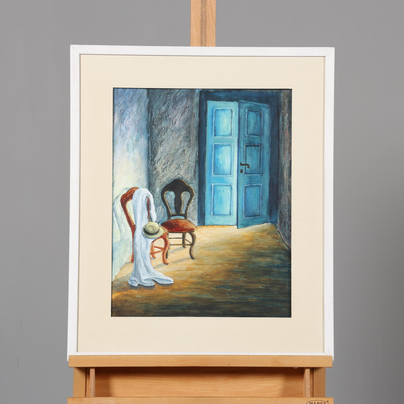 MAJ-BRITT BÄCKSTRÖM. MIXED TECHNOLOGY, signiert.