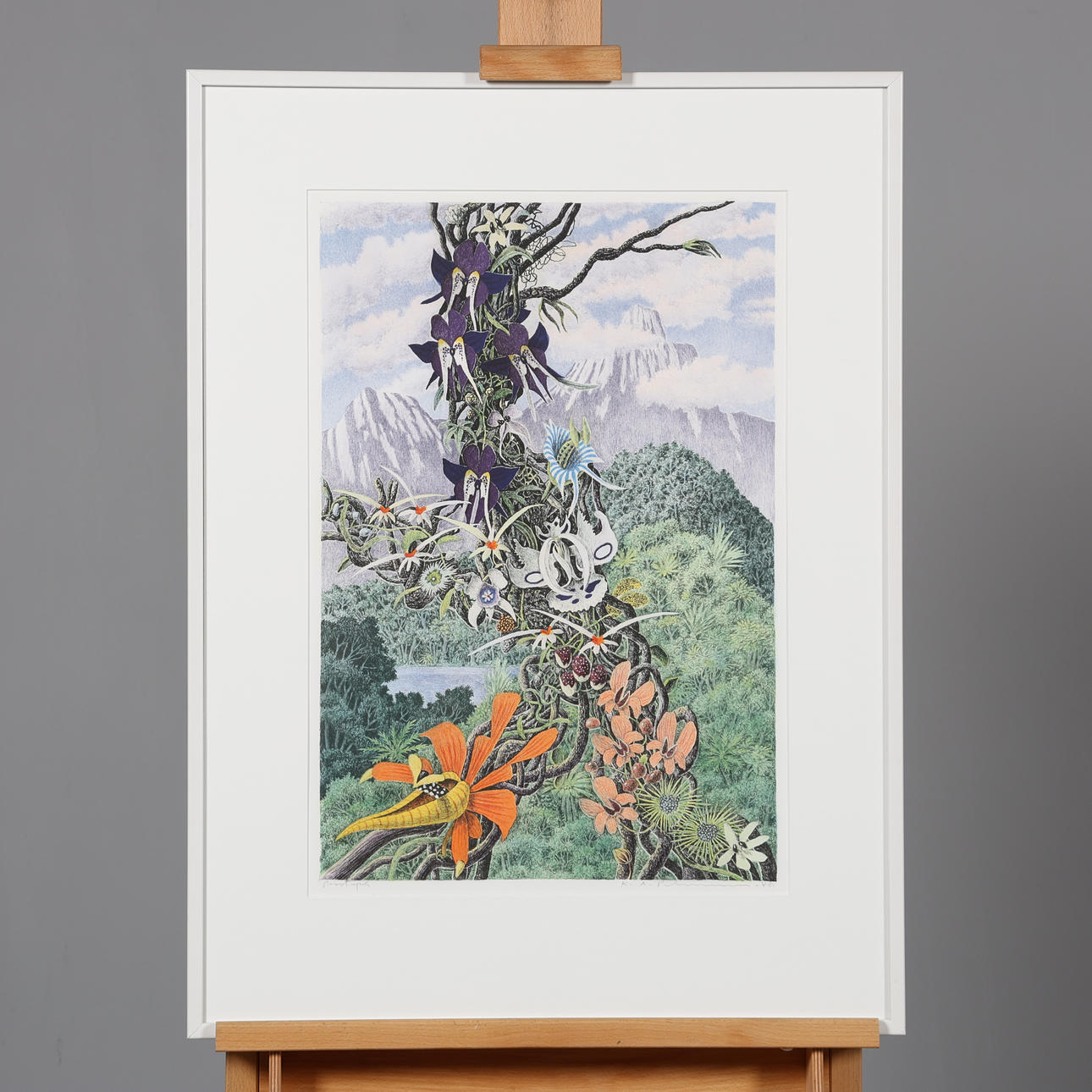 KARL AXEL PEHRSON. LITHOGRAPH, signed, dated 88, sample print.