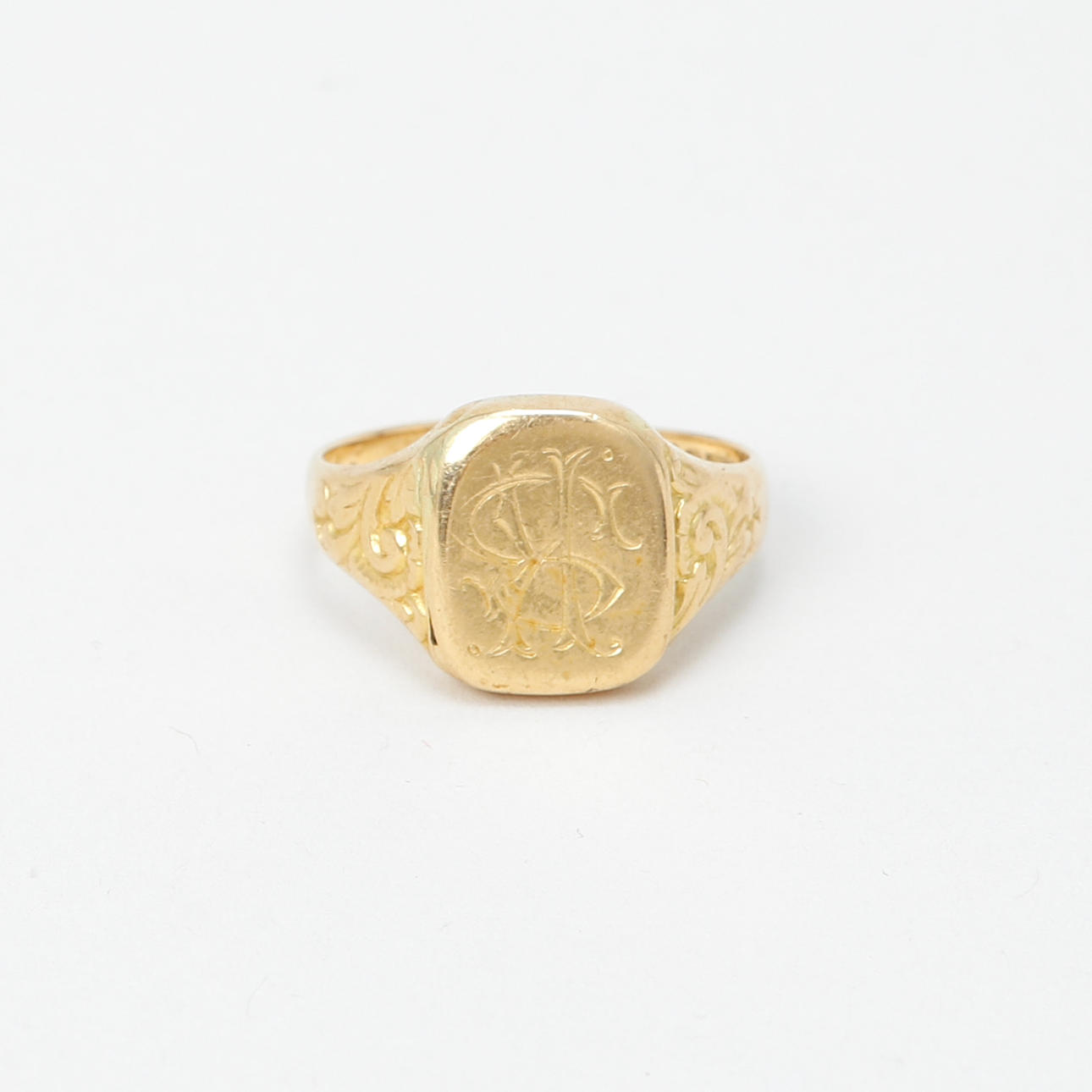 KLACKRING, 18k guld, Göteborg, 1945, vikt ca.