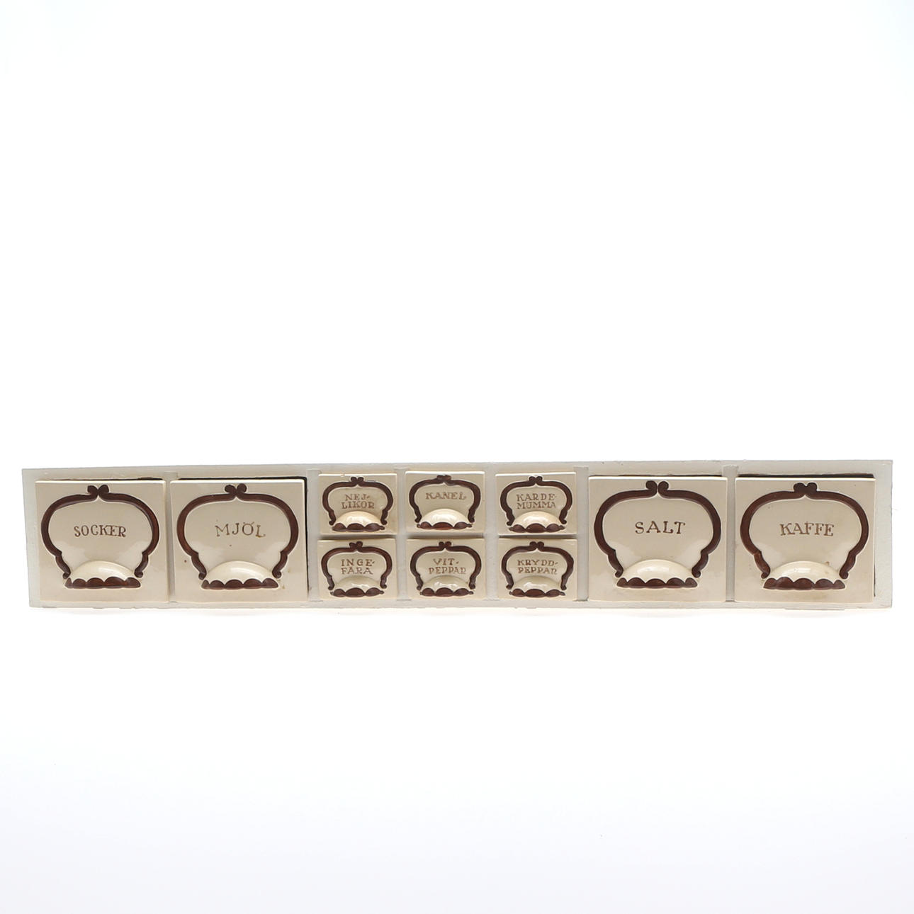 KRYDDSTÄLL, porslin, Gustavsberg, Pyro, 1900-talets första hälft.