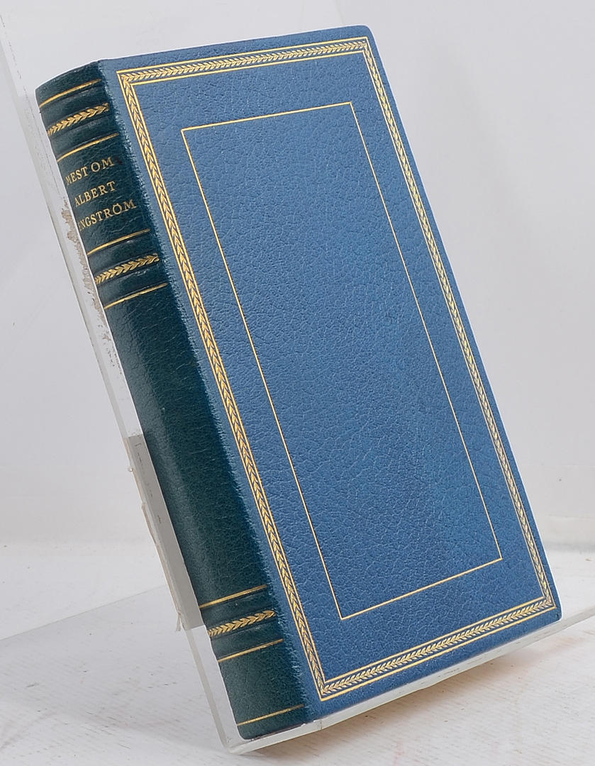 STRÅÅT ETSNING AV ALBERT ENGSTRÖM. Mostly about Albert Engström. bibliophile edition with Straw etching by Albert Engström.