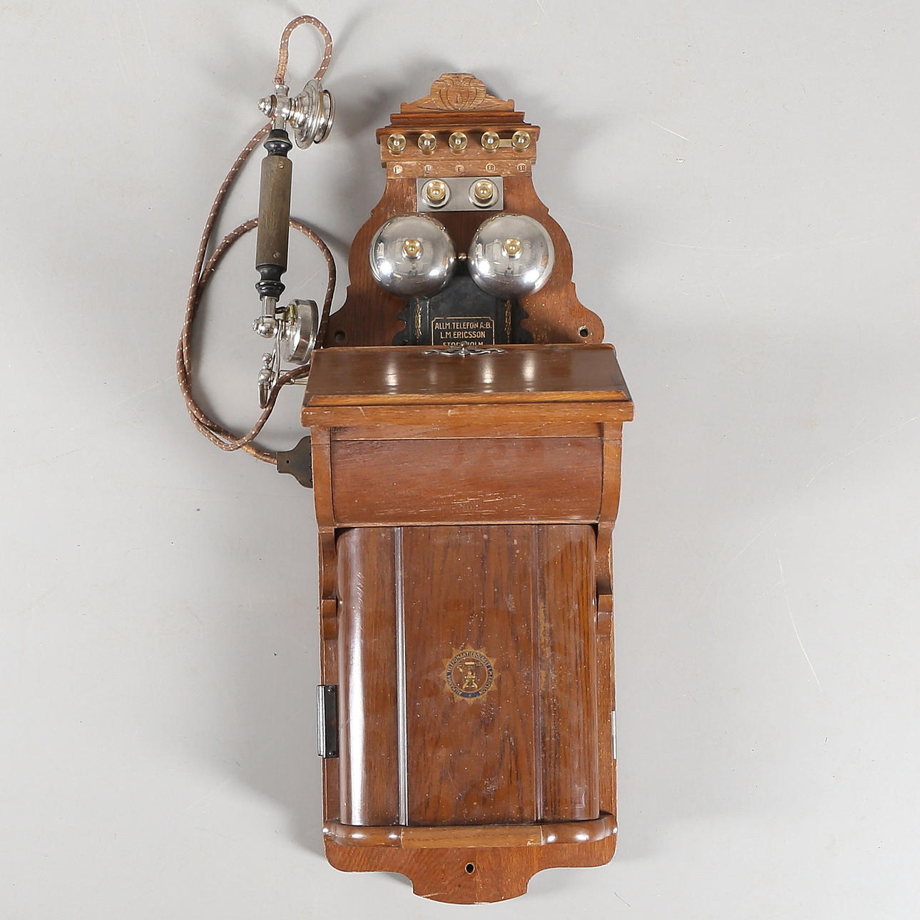 VÄGGTELEFON, Allmänna Telefonaktiebolaget L.M. Ericsson, 1900-talets första hälft.