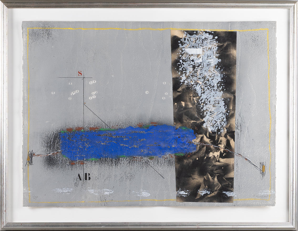 JAMES COIGNARD. Composition, carborundum etching on paper.