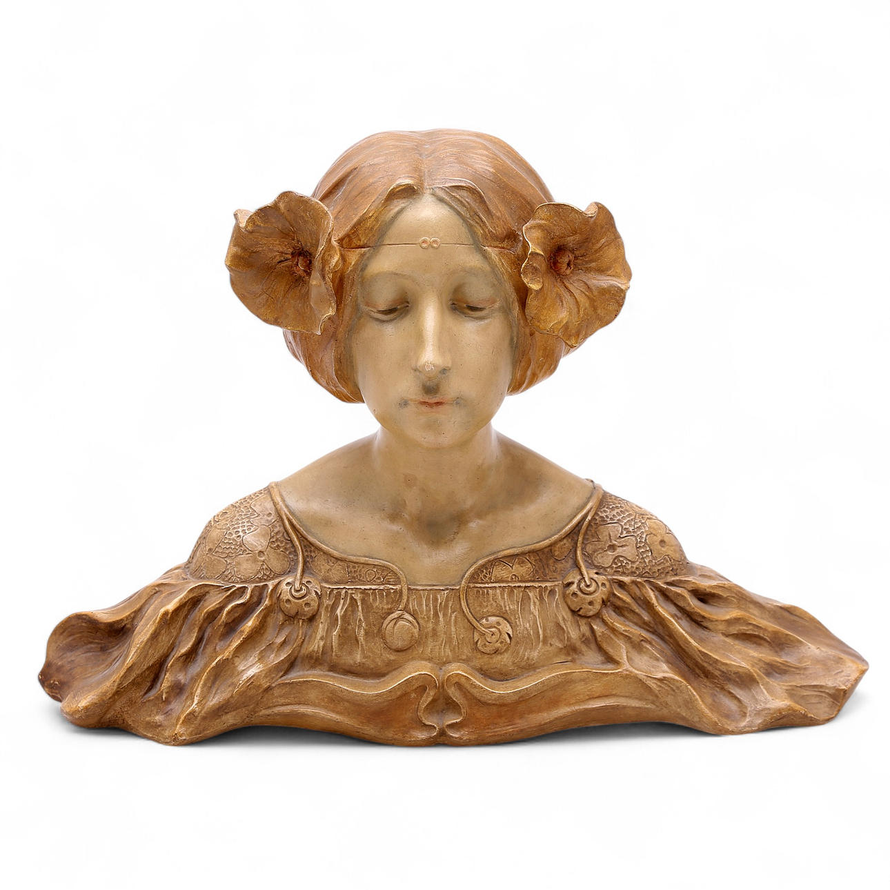 LAMBERT ESCALER. Busto de joven.