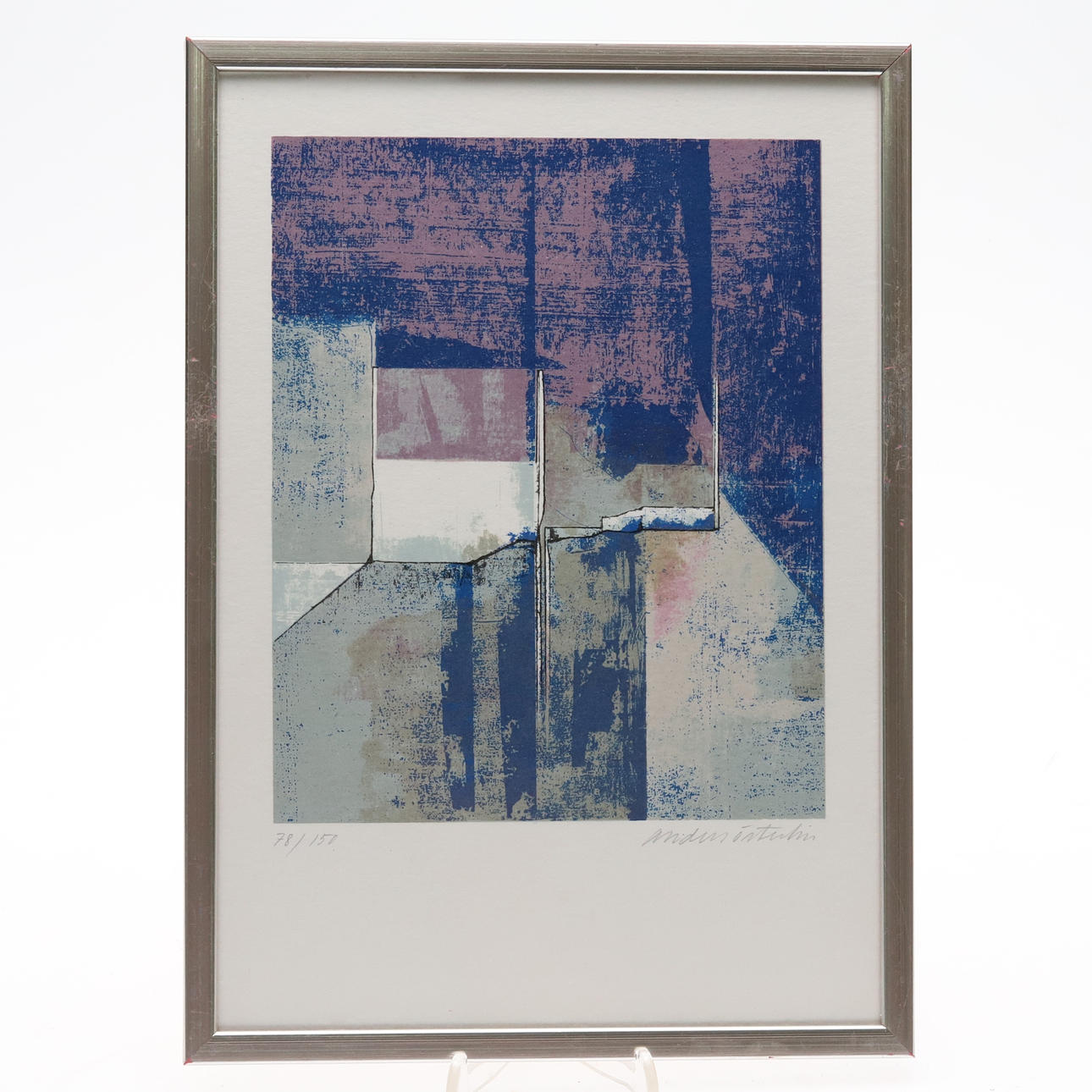 ANDERS ÖSTERLIN. SERIGRAFI, no 78/150, signed.