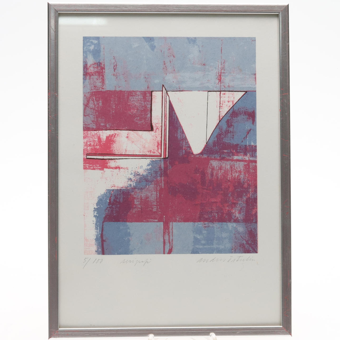 ANDERS ÖSTERLIN. SERIGRAFI, no 5/100, signed.