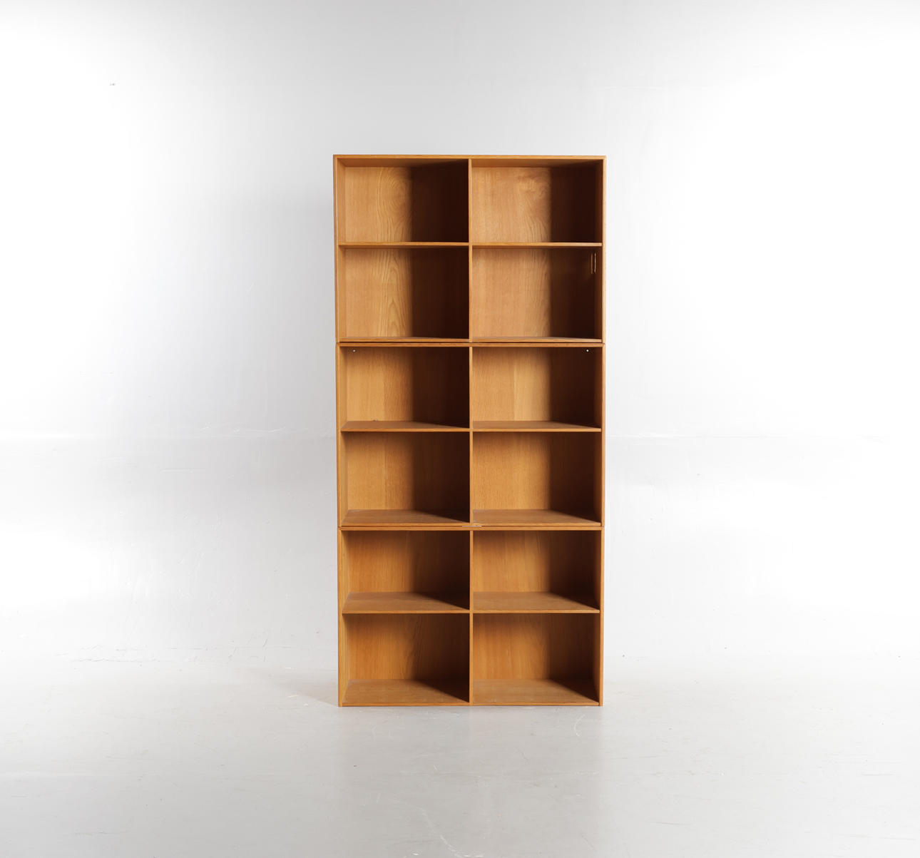MOGENS KOCH. Three book boxes made of solid oak. Done at Rud. Rasmussen's Joinery. (3rd).