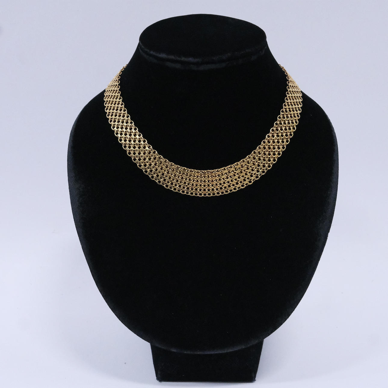 COLLIER, X-LÄNK, 18 K GULD.