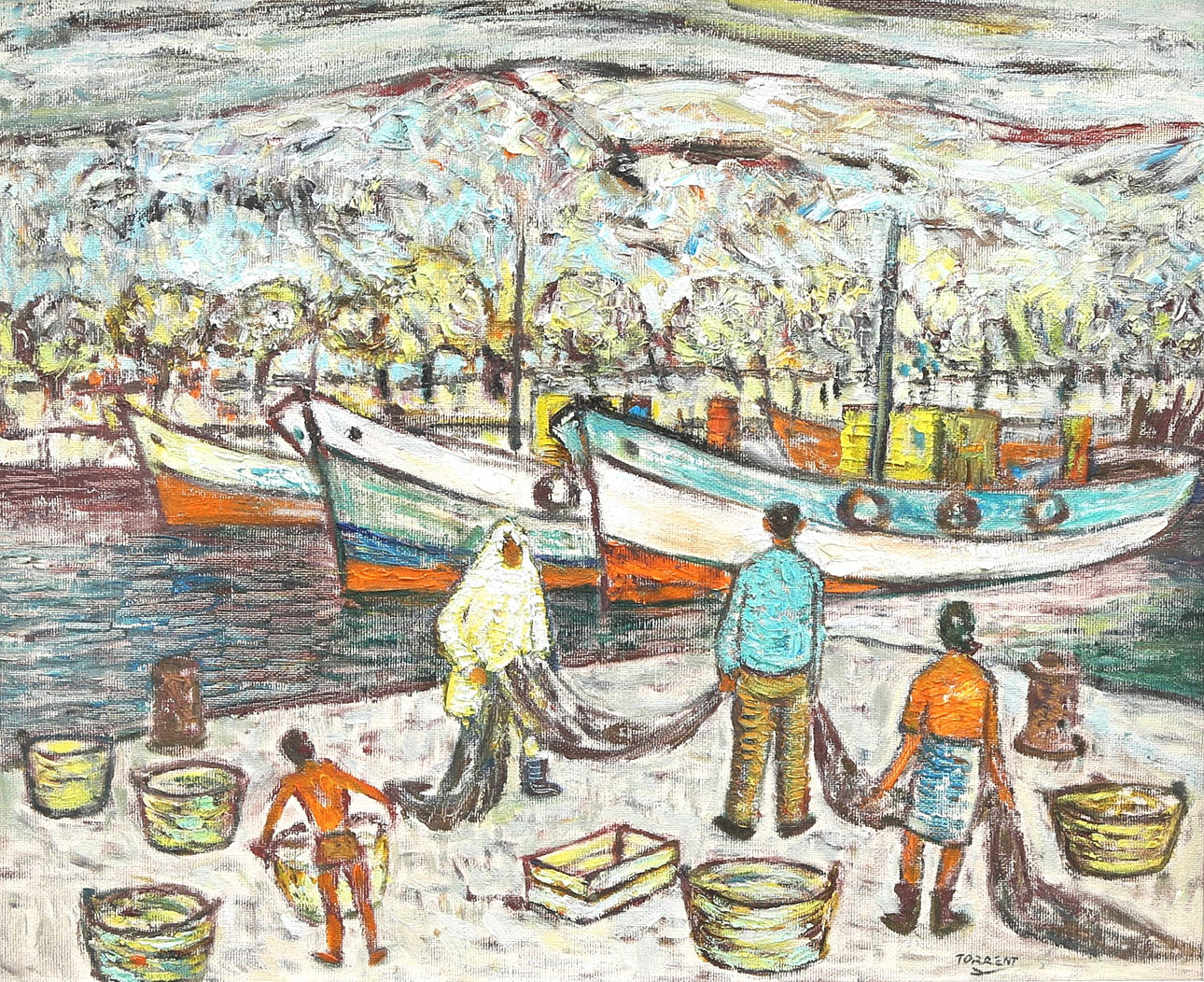 JOSÉ ROBERTO TORRENT. "Pescadores".