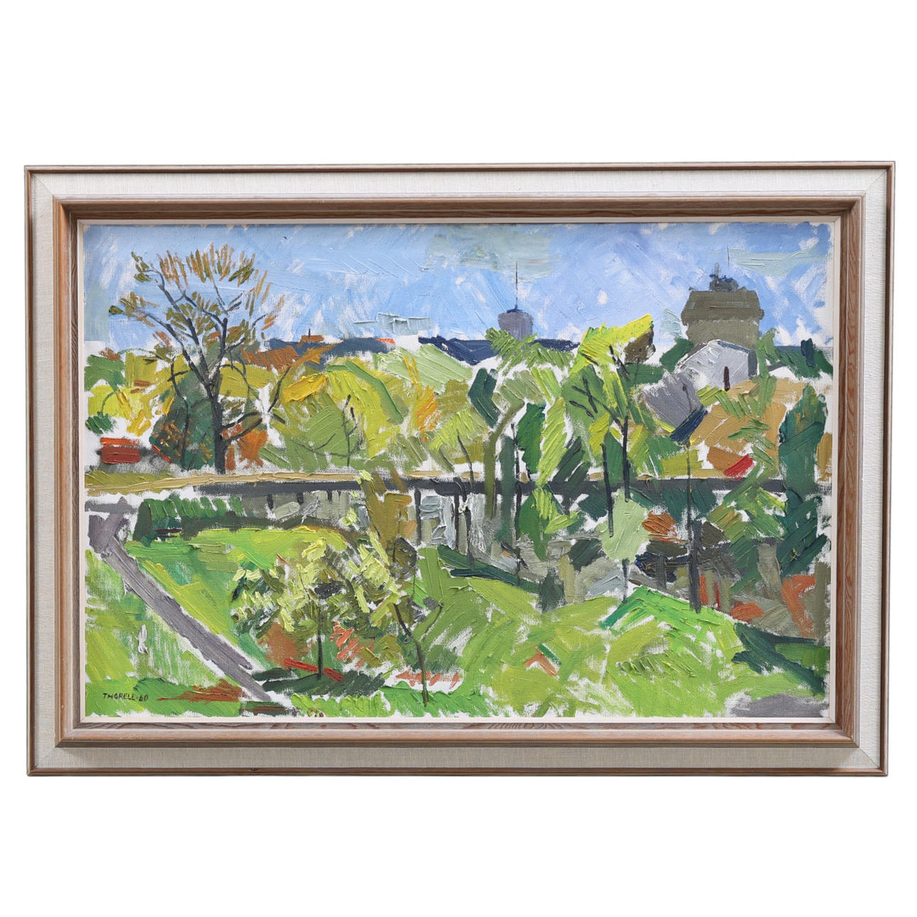 PÄR THORELL. oil on canvas, signed Thorell, dated -60.