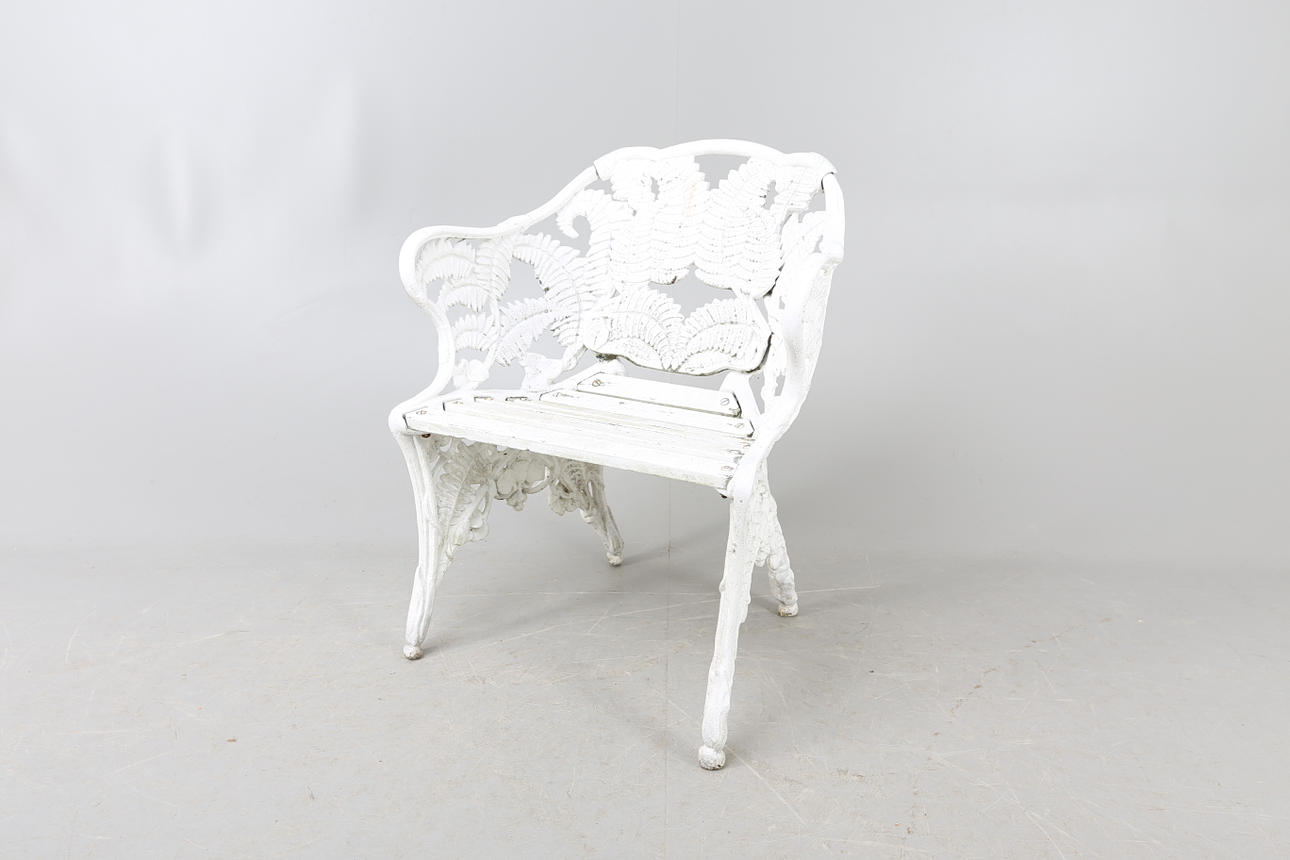 FÅTÖLJ, Ormbunkemodell, Melins, Anderstorp, 1900-tal.