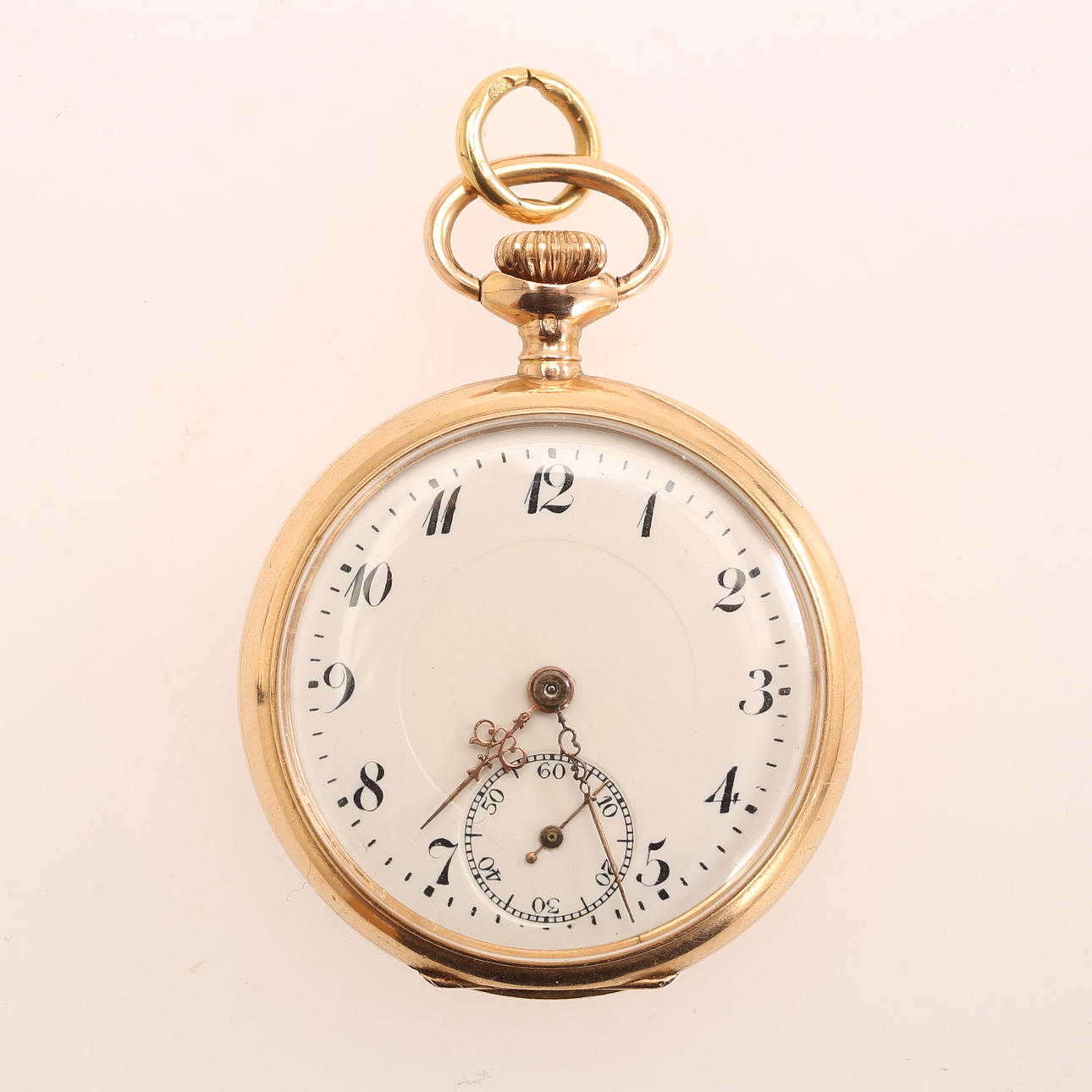 Taskukello, 14k kultaa.