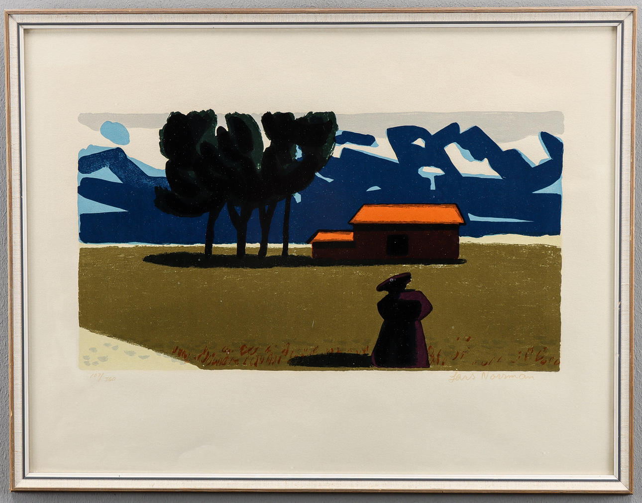 LARS NORRMAN. Mountain landscape.