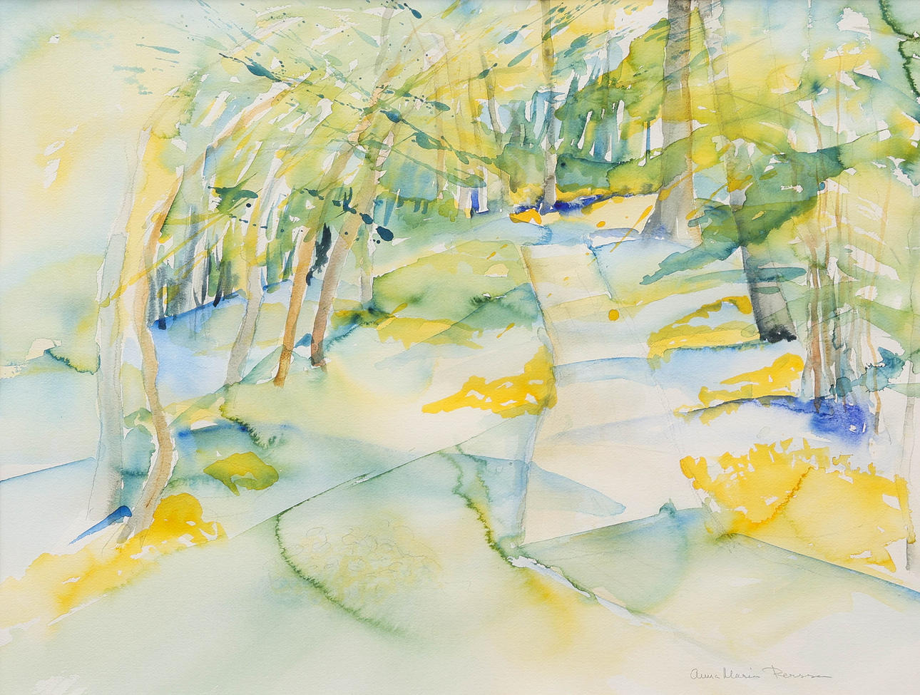 ANNA MARIA PERSSON, watercolour, composition, signed.