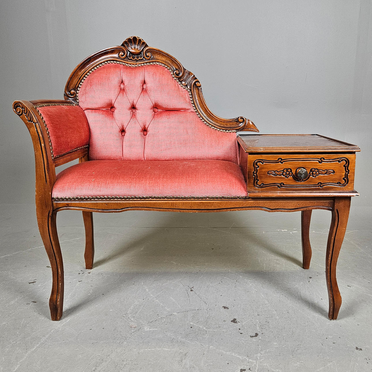 A hall bench, Rococo style, 20th century.