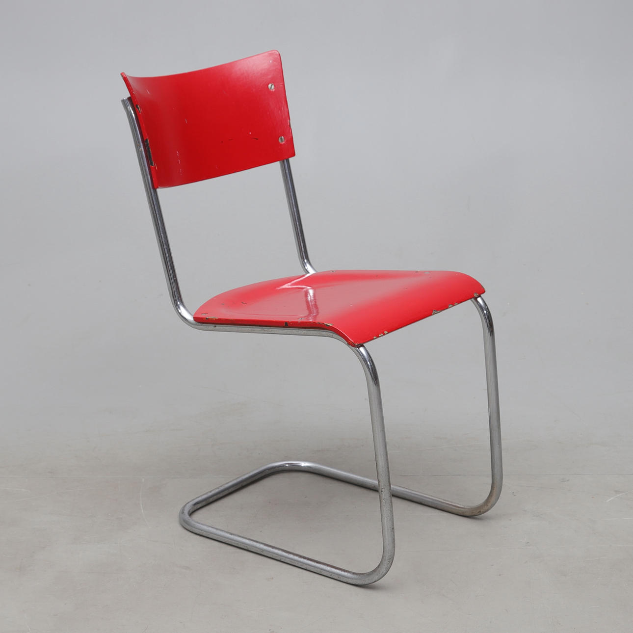 MART STAM. Stuhl, „S43", für Thonet, 1930er.