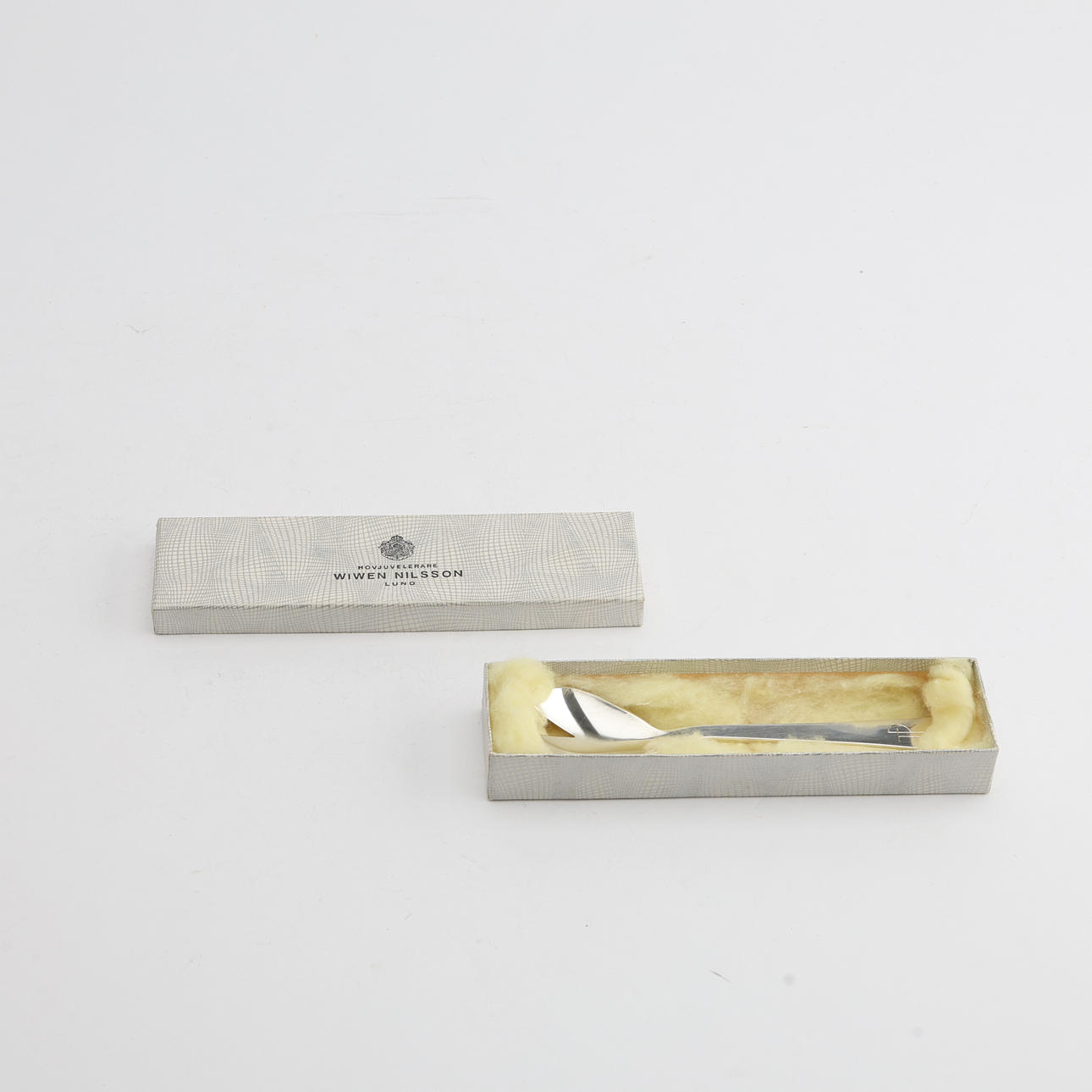 WIWEN NILSSON. A silver oyster spoon, Lund, 1962.