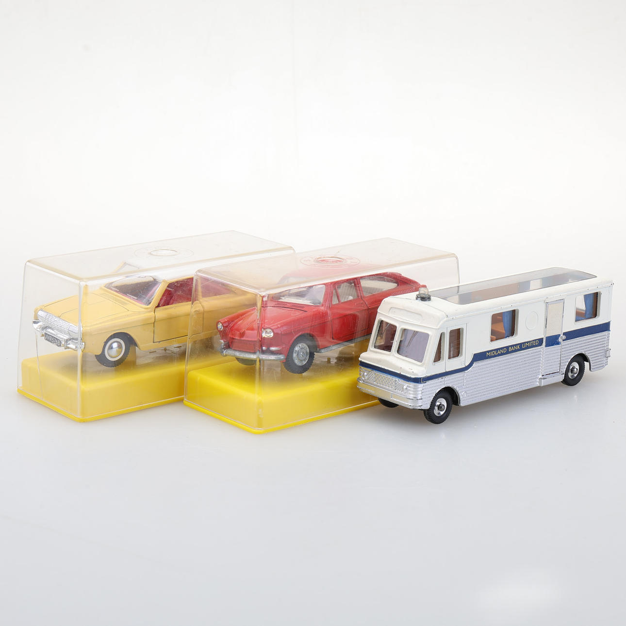 MODEL CARS, 3 pcs, Dinky Toys.