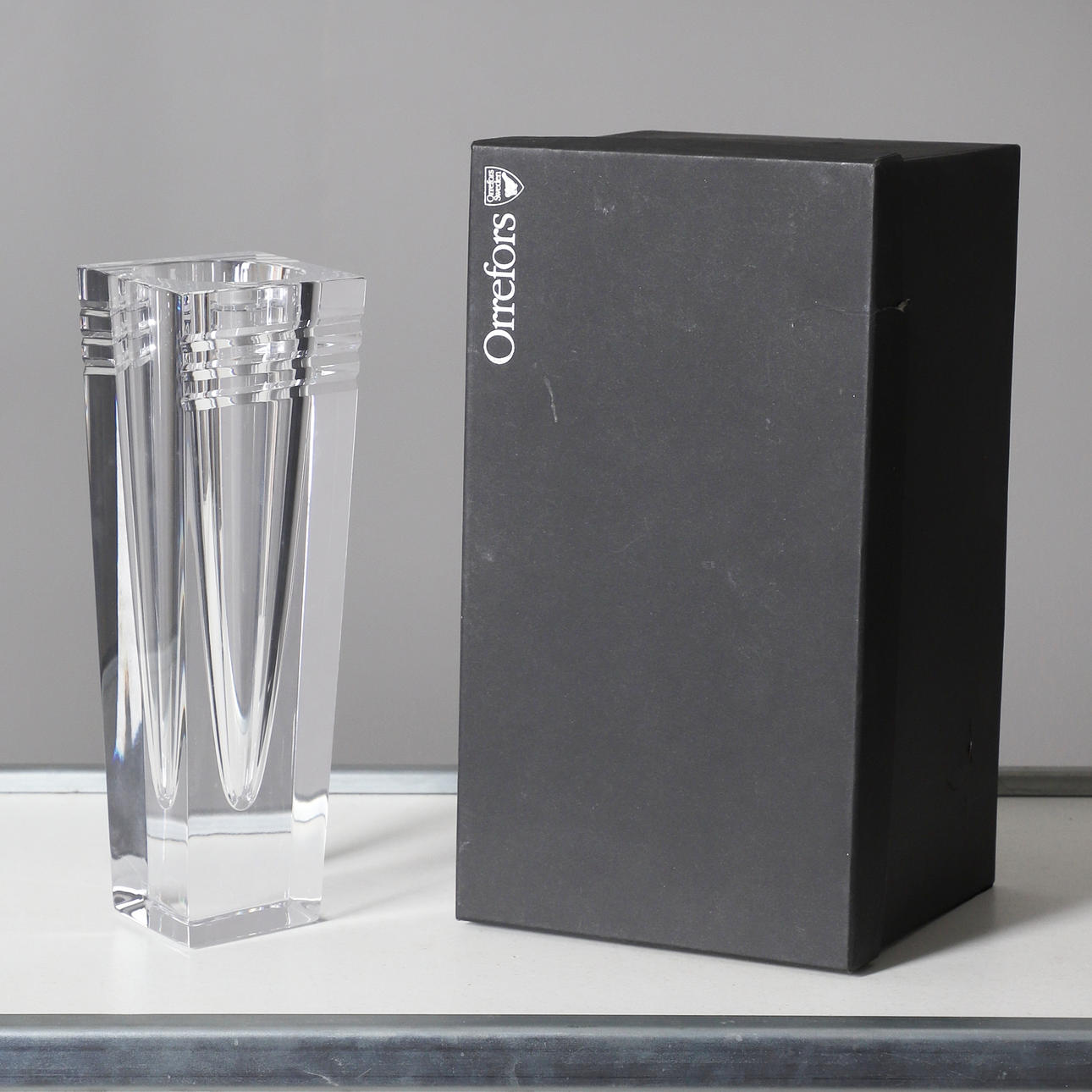 ORREFORS ÆSKE GLASVASE - HORIZON ARIZONA.