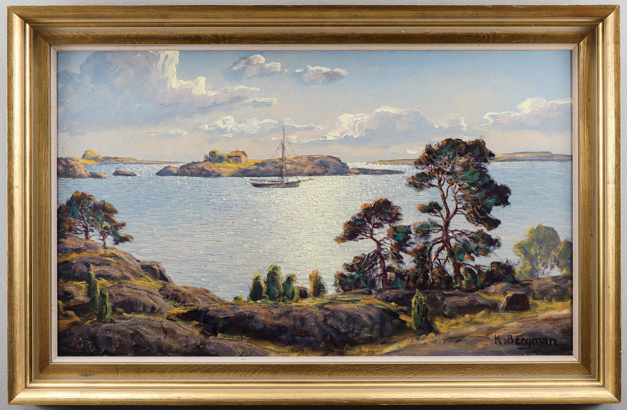 KARL BERGMAN. Archipelago landscape.