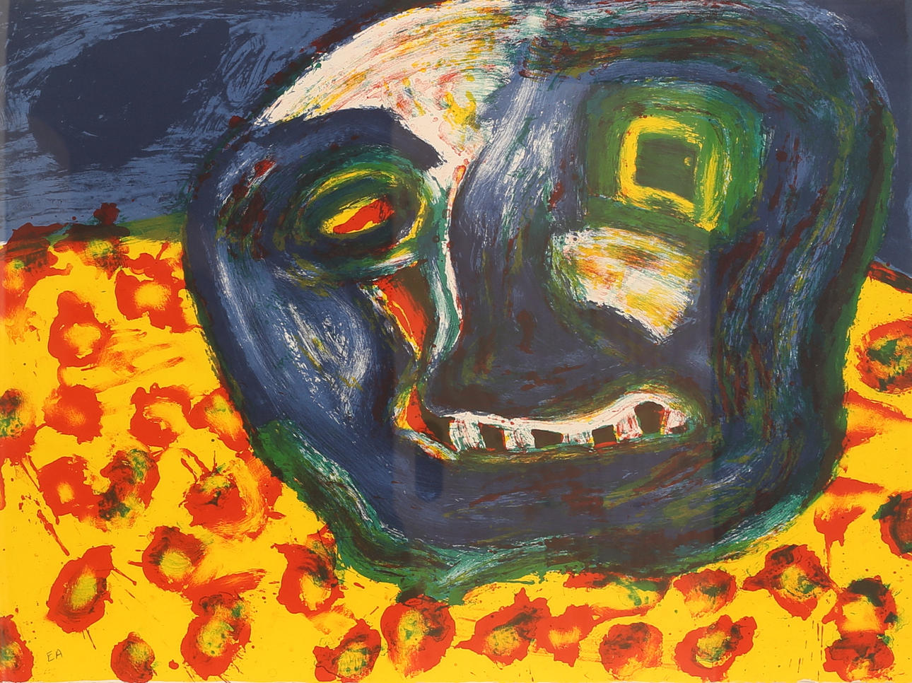 BENGT LINDSTRÖM. Farvelitografi, sterbhusstemplet, EA.