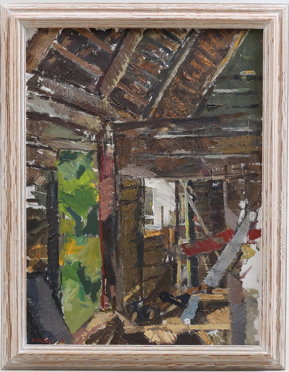 PÄR THORELL. oil on canvas, signed & dated 63.