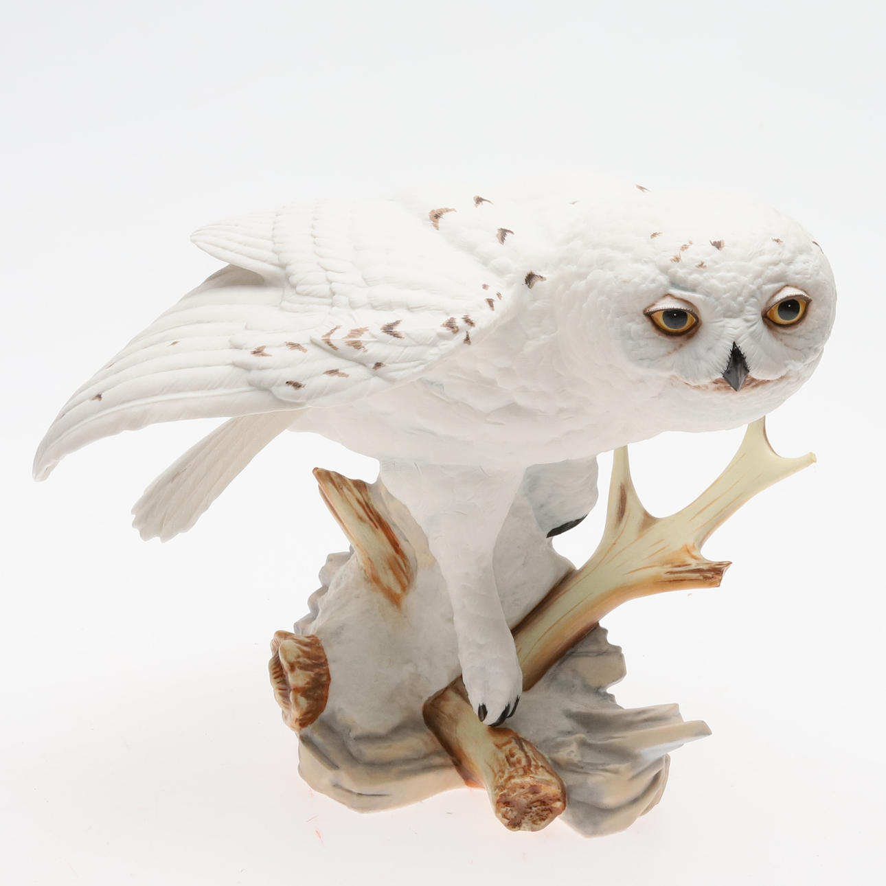 Franklin Mint figur, „Sneuglen“, håndmalet indretning.