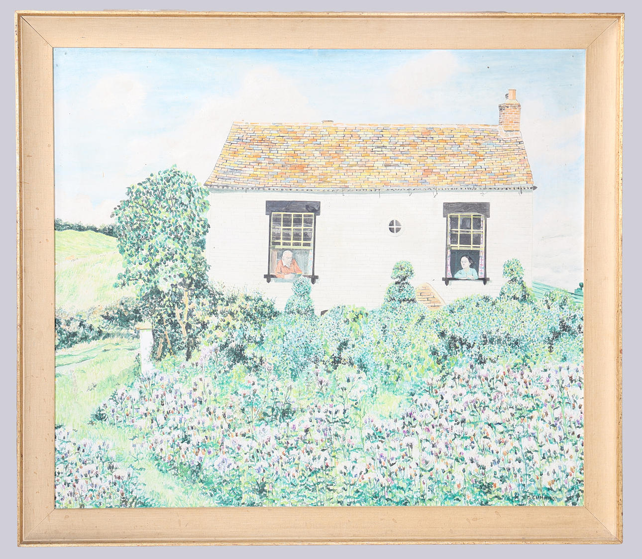 D CUMMING (BRITISK, 20. ÅRHUNDREDE) „SOMMERHUS“.