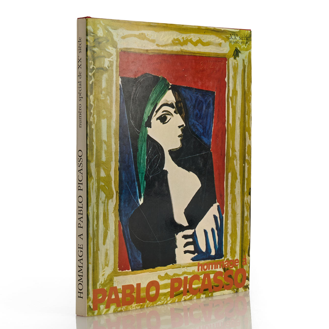 HOMMAGE À PABLO PICASSO, XX Siècle, numero special, containing 1 colour lithograph in colour, after, signed and dated in print.