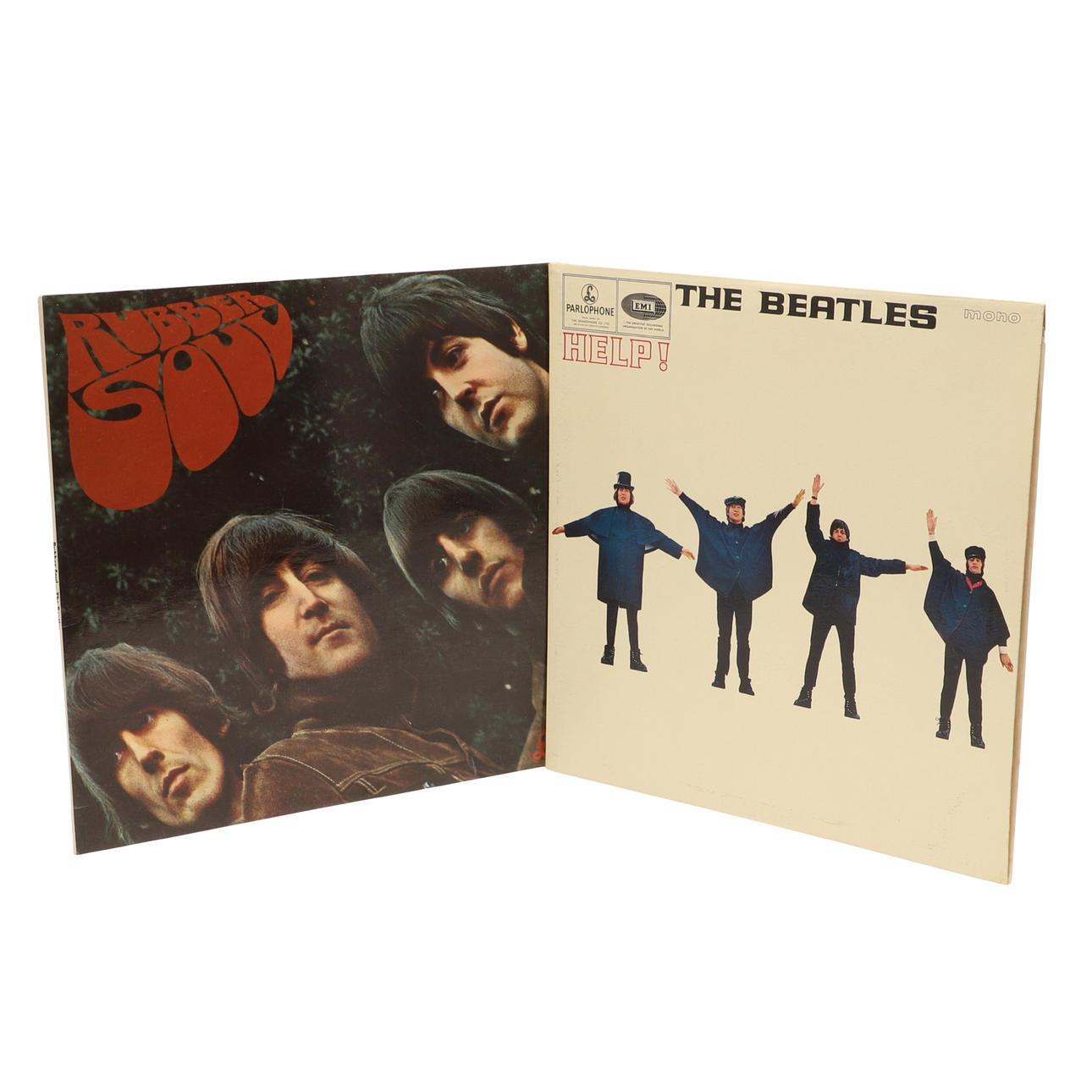 THE BEATLES - HELP!, MONO VINYL LP, SECOND PRESSING RUBBER SOUL, MONO ...