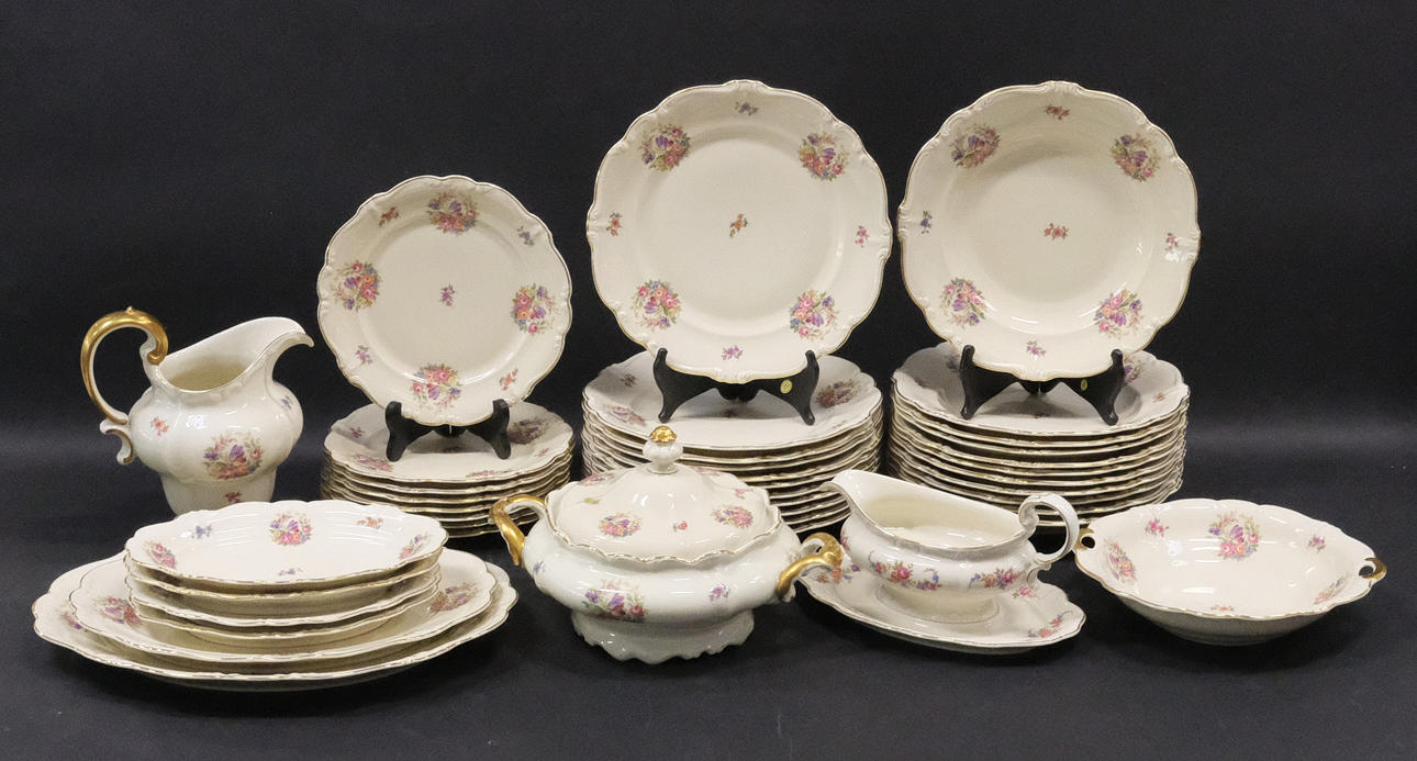 DINNERWARE, ROSENTHAL, POMPADOUR, 40 PIECES.