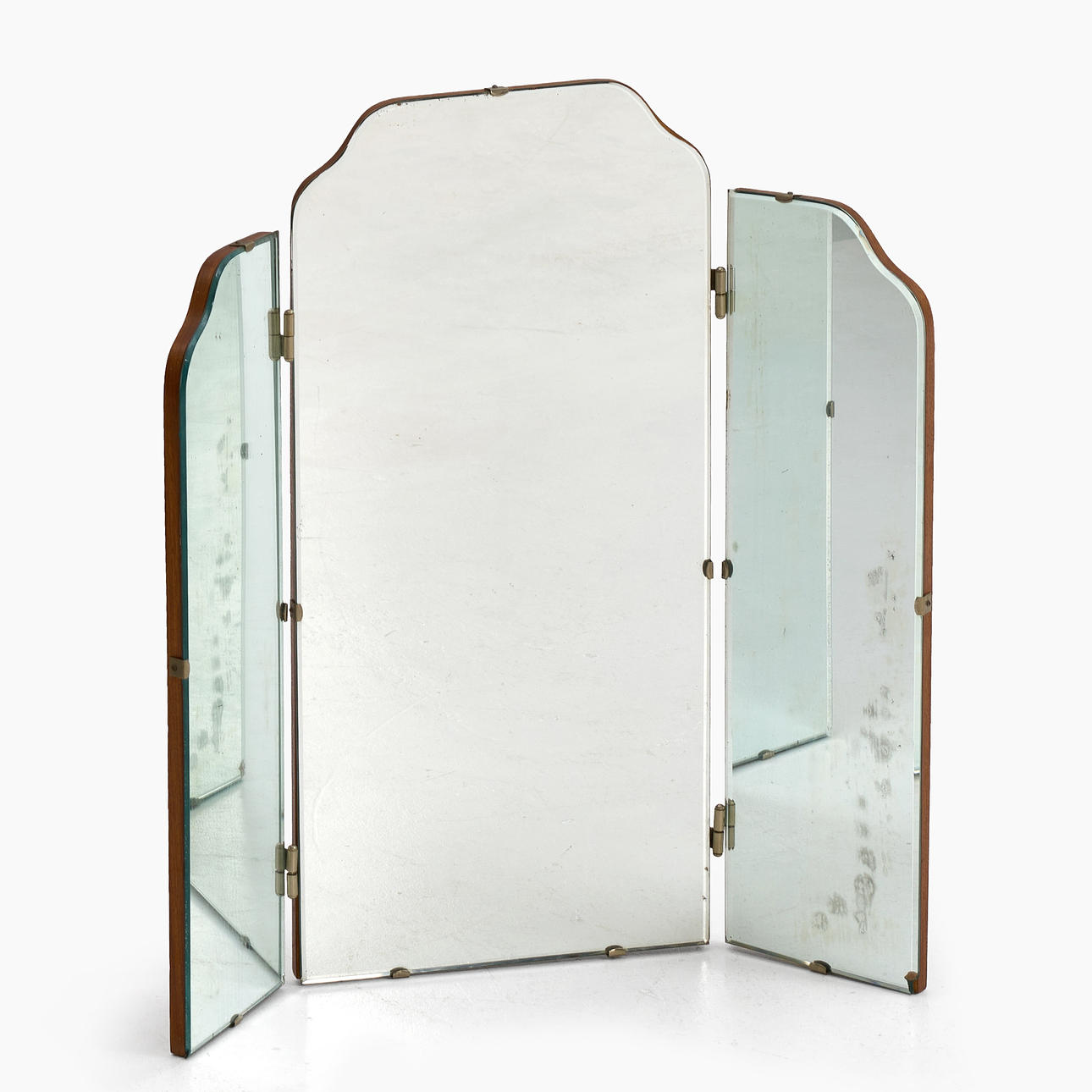 A 3-section make-up mirror, mid 20th century.