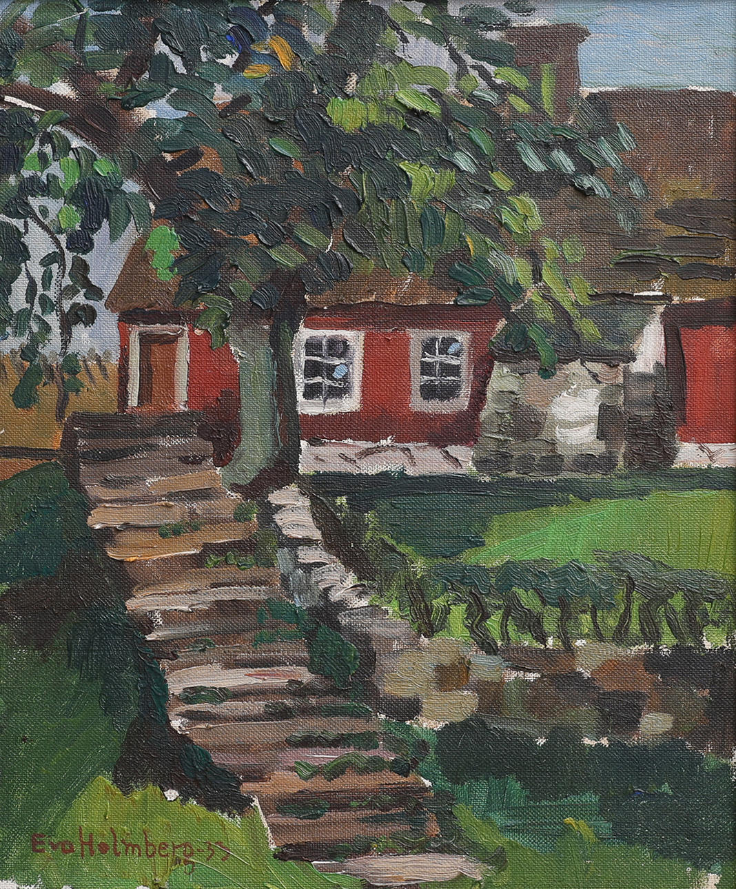 EVA HOLMBERG. FARM MOTIF.